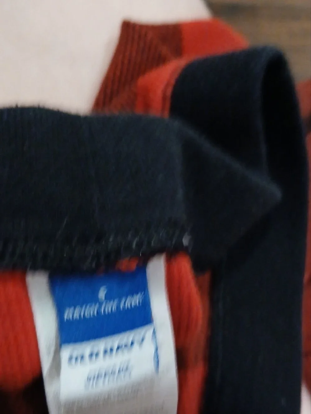 Old Navy Red and Brown Plaid Kids Leggings